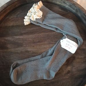 Altar’d State knee high socks with ruffled top!